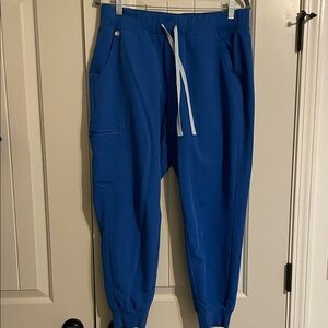Figs Women’s Royal Blue Zamora Jogger Scrub Pants- good used condition